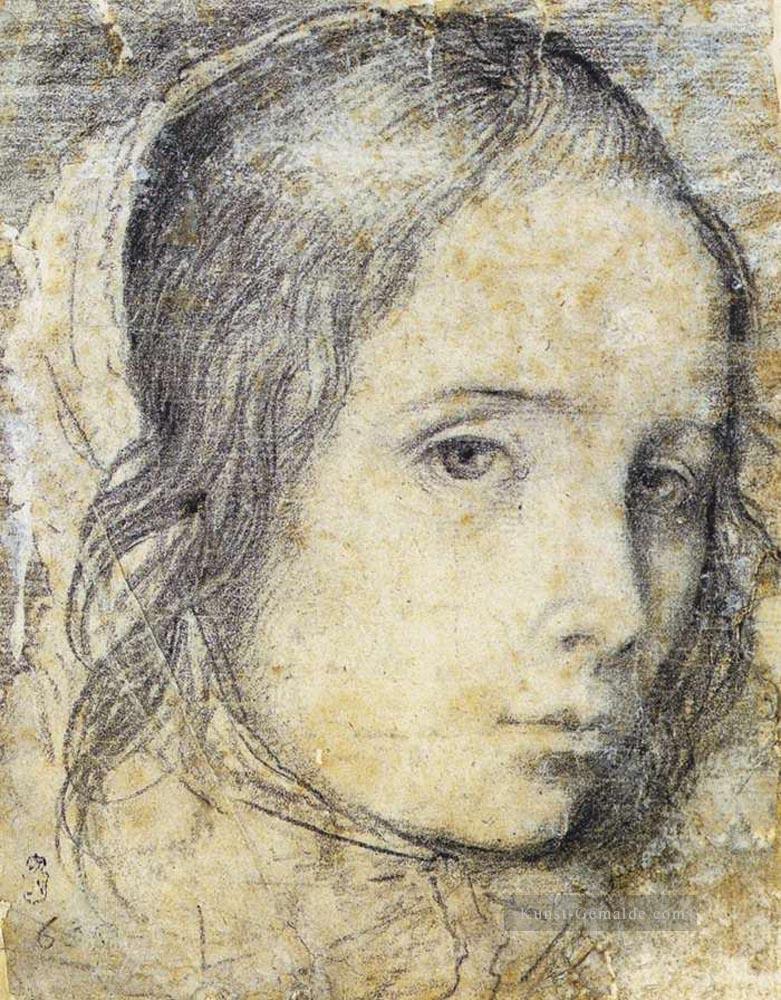 Kopf Ein Mädchen Diego Velázquez Ölgemälde